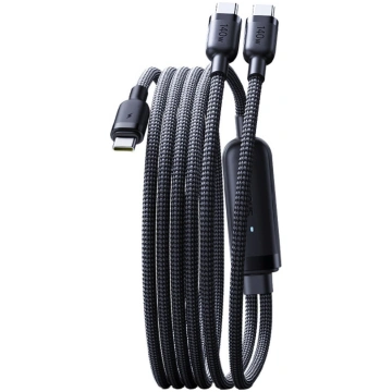 Baseus Kabelis Baseus Flash 4 140w 2in1 Usb-c Do U