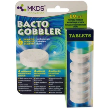 Mikroorganismi notekūdeņu bedrēm BACTO GOBBLER, 6 