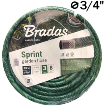Šļūtene SPRINT Bradas 3/4 collas /20m zaļa