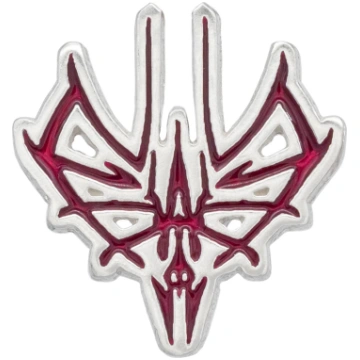 Shash Lightweavers Glyph Pin - Garnet Enamel