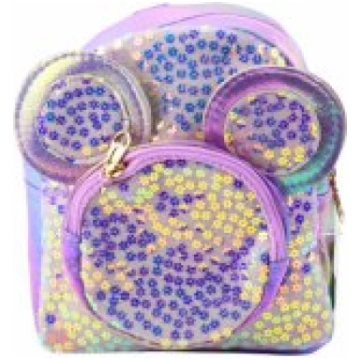 LEAN Children®s Backpack With Sequins Mouse Ears P