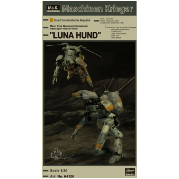 Maschinen Krieger Luna Hund Hasegawa