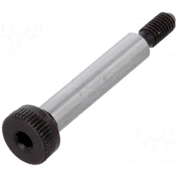 Shoulder screw | Mat: steel | Thread len: 7mm | Th
