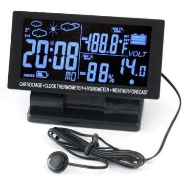 5 in 1 ( voltmetrs, pulkstenis, hidrometrs, termom
