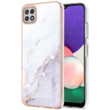 IMD Electroplating Marble Pattern TPU Phone Shell 