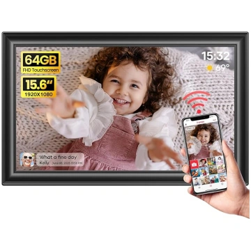 64 GB 15,6 collu Frameo digitālais foto rāmis WiFi