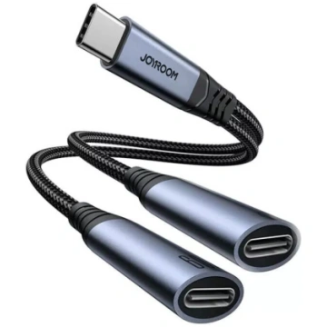 USB-C DAC adapteris Joyroom SY-C03 — divi USB-C po