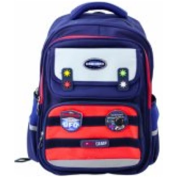 LEAN Children®s School Backpack Chest Strap Navy B