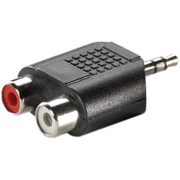 Value 3.5mm Adapter, 1x 3.5mm M to 2x RCA F 11.99.