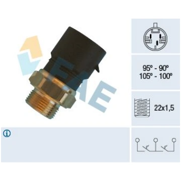 FAE 38310 Termoslēdzis, Radiatora ventilators