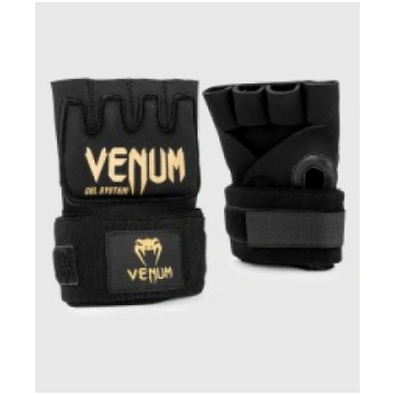 Venum Kontact Gel Glove Wraps - Black/Gold