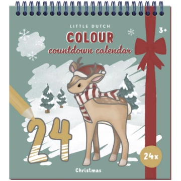 Little Dutch Krāsojamā grāmata Advent Calendar Chr