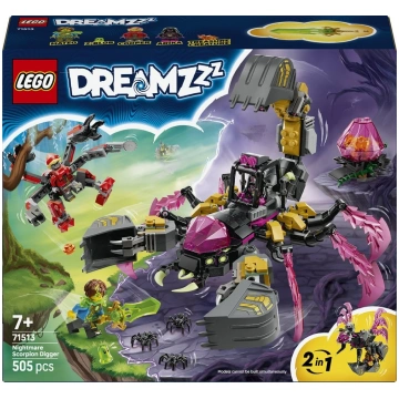 LEGO DREAMZzz Koszmarna skorpionowa koparka (71513