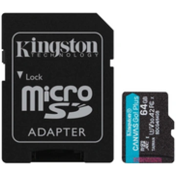 Kingston Canvas Go 64GB microSDXC SDCG4/64GB