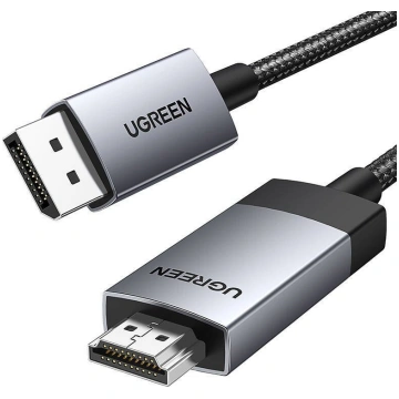 Kabel Ugreen DisplayPort - HDMI 2m szary (15774) (