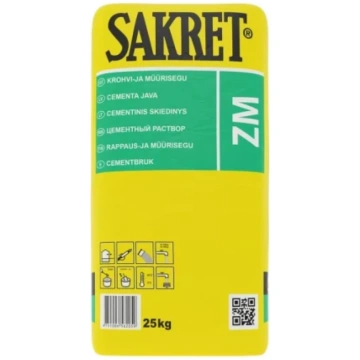 Sakret ZM 25kg Mūrjava apmešanas java M-10