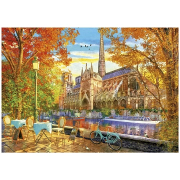 Puzzle Notre Dame in Autumn Educa