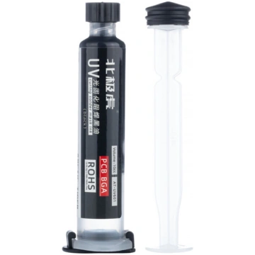 UV lodēšanas maska Melna 10ml – Ātra sacietēšana, 