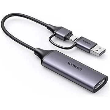 UGREEN Video Capture Card, 4K HDMI to USB C/A Capt