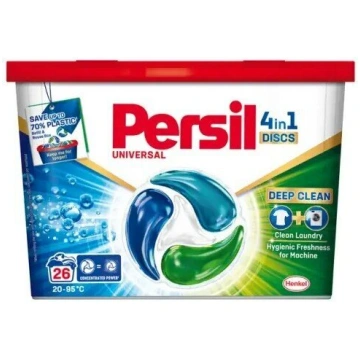Veļas mazgāšanas kapsulas Persil Expert Discs Univ