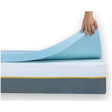 Ferlex Memory Foam Topper 5cm 80x190cm Gel Particl