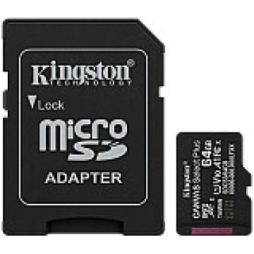 Kingston 64GB microSDXC Canvas Select Plus Gen3 10