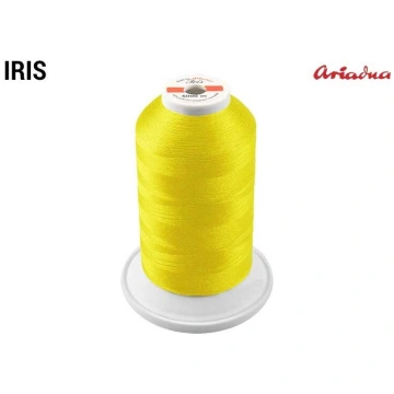 Poliestera diegs Ariadna Iris 40 dzeltens mašīnizš