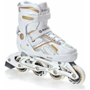 Skrituļslidas Raven Pulse White/Gold 37-40 (M) 590