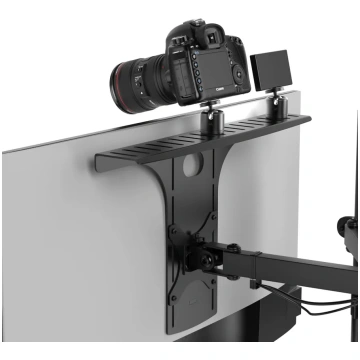 HumanCentric VESA Monitor Shelf for DSLR & Webcam
