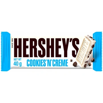 Šokolāde HERSHEY’S (COOKIES’N’CREME), 43g Hershey"