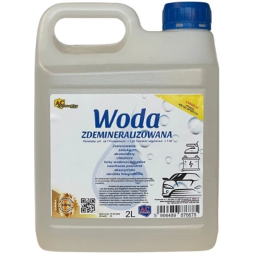Demineralizēts ūdens 2L (destilēts) AC COSMETICS W