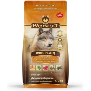WOLFSBLUT Wide Plain Senior sausā barība vecākiem 