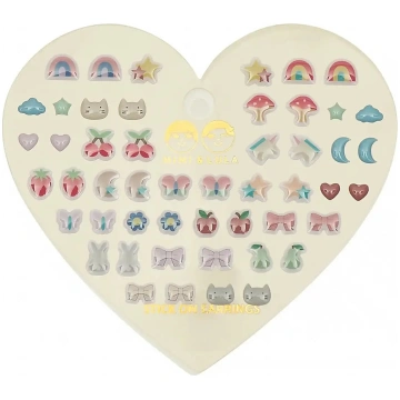 Mimi & Lula - Stick-On Earrings 25 Pairs - Mixed E