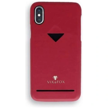 VixFox Card Slot Back Shell for Iphone XSMAX ruby 