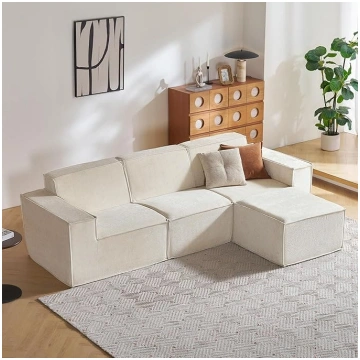LINSY HOME Corner Sofa with Sleep Function - 266 c