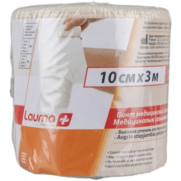 Lauma Medical elastīgā saite, 10 cm x 3 m