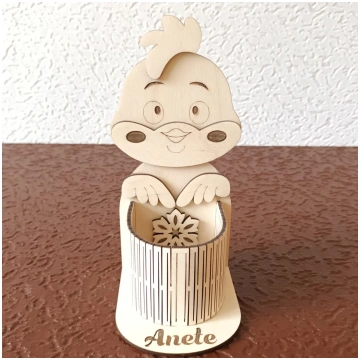 Lieldienu olu trauciņš, personalizēts, koka