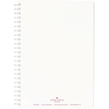 GOOD TOOLS Soft Ring Notebook A5 70 Sheets 7mm Dot