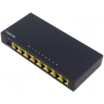 Switch Ethernet | DC socket,RJ45 socket x8 | PnP,P