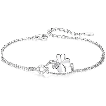 Belons Sieviešu rokassprādze Clover 925 Sterlinga