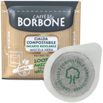 Caffè Borbone 100 Cialde ESE44 Miscela Nera
