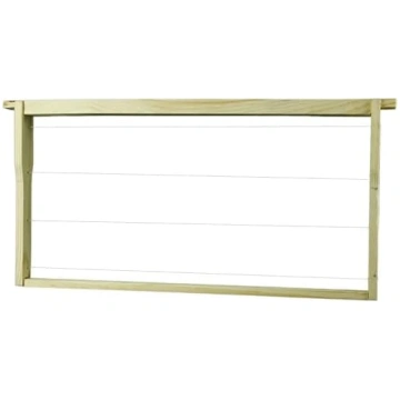 50 x Langstroth rāmji, Hoffmann sānu paneļi, modif