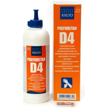 Līme komplekti Kiilto D4, 0.75 l, dzeltena krās