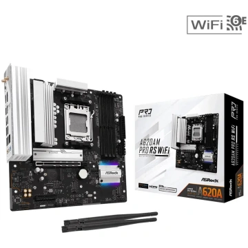 Mātesplate ASROCK A620AM PRO RS WIFI AM5 microATX,