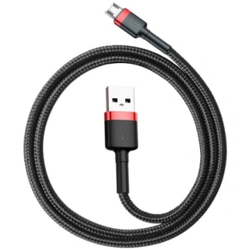 Kabelis Micro USB Baseus Cafule 1.5A 2m (sarkans u