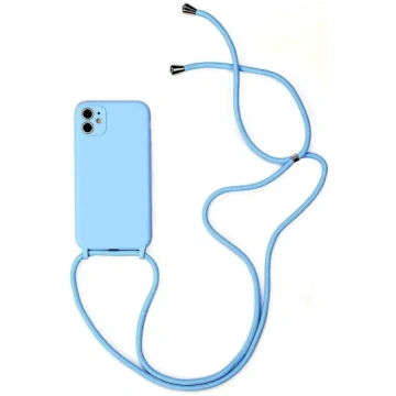 Strap Silicone Case for Iphone 11 Pro Light blue |