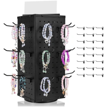 VEVOR 4-Sided Rotējošais Pegboard Display Stand 18