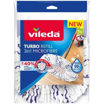 Mops Vileda, 300 mm, balta krās./sarkana krās./vio