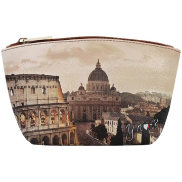 Ynot - Beauty case in ecopelle stampa città Yesbag
