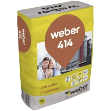 Apmetums cementa-kaļķa weber.vetonit 414 25kg 6415